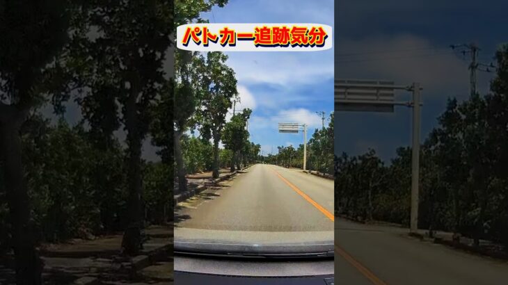 【ドラレコ】パトカー 追跡が味わえるかもしれない動画【サイレン】