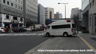 大阪市消防局　救急車（緊急走行）