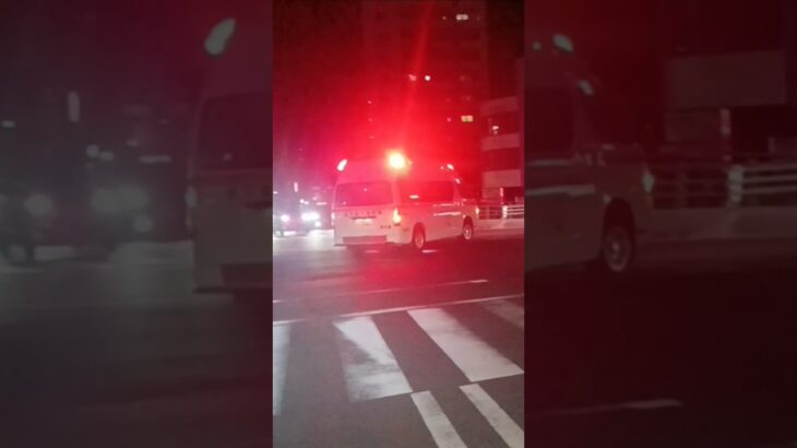 【緊急走行】今給黎総合病院へ救急搬送!鹿児島市消防局西本署救急隊