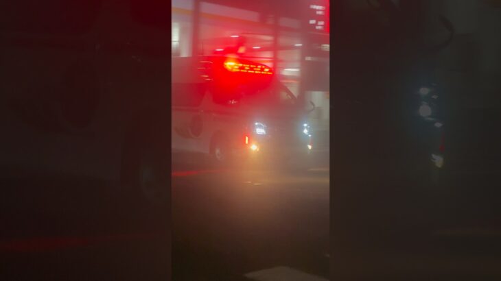 【福井市消防局】救急車緊急走行