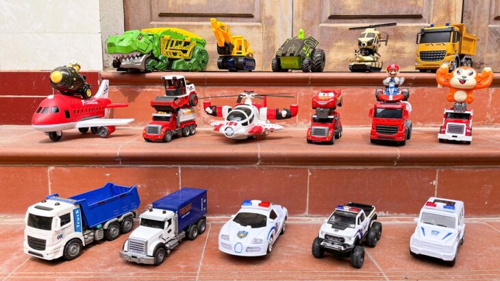 🚨 パトカー・救急車・消防車・特殊車両コレクションを紹介！実車と比較＆坂道で緊急走行テスト！あなたのお気に入りはどの車？🚒🚑🚓