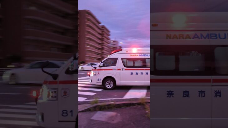 奈良市消防局救急車緊急走行
