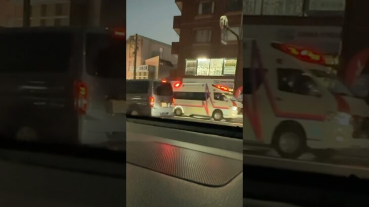 湘南鎌倉総合病院 ハイメディック救急車 緊急走行