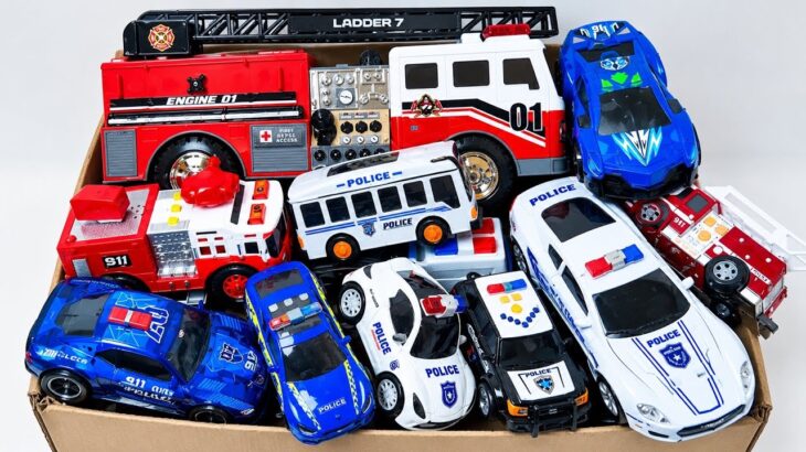 パトカー・警察車両・レスキュー車両が大活躍！🚓🚒 | 消防車・救急車＆緊急走行