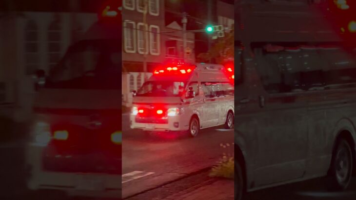 【南越消防組合】救急車緊急走行