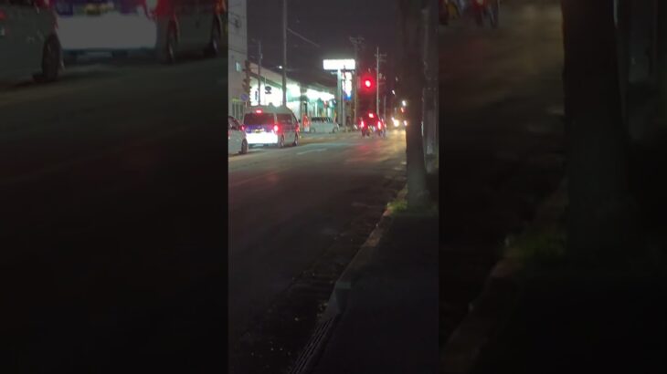 消防車救急車緊急走行！ #緊急走行 #消防車 #救急車