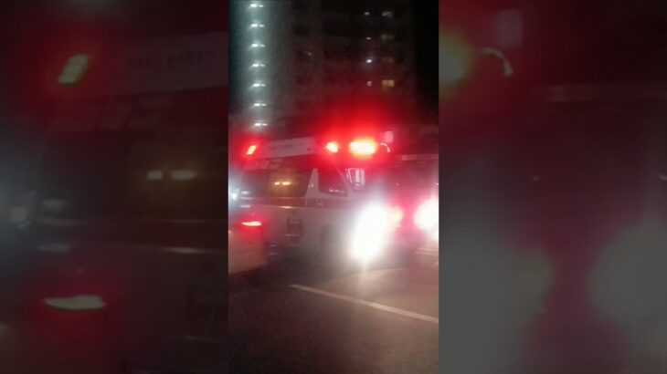 【緊急走行】リモートサイレン吹鳴!米盛病院救命救急センタードクターカー