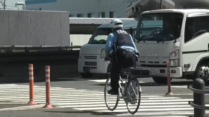 🫡🫡自転車の警察官が格好いい🫡🫡 #警察官 #大阪府警 #自転車 #チャリ