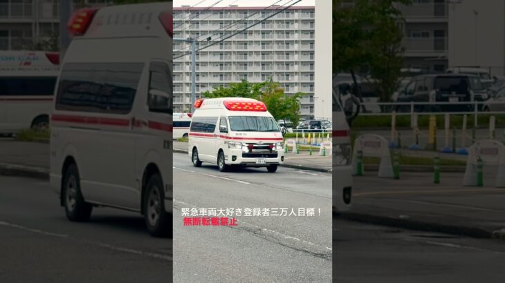 救急車緊急走行🚨