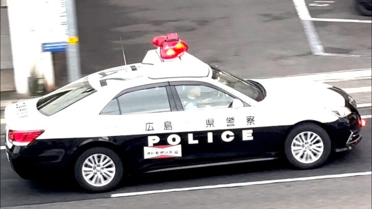 パトカー　緊急走行